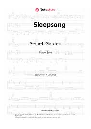 secret garden sleepsong sheet