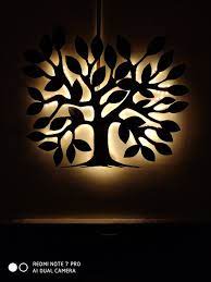 Tree Wall Hanging With Lights Fixed