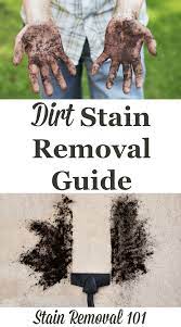 dirt stain removal guide