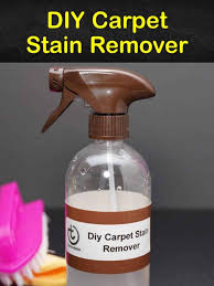 5 homemade carpet stain remover recipes