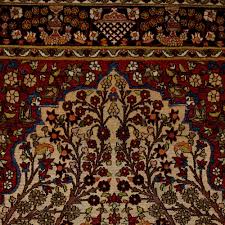 antique isfahan persian prayer rug