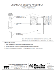 C 6900 A Cleanout Sleeve Assembly For