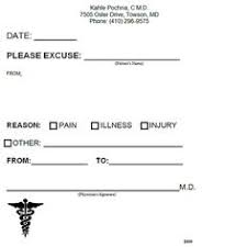 Fake Doctors Note Print Out Fake Doctors Note Template Doctor