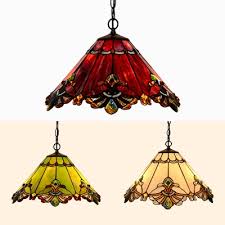 Here you will find an astonishing range of vintage ceiling lights from time periods, namely 18th century, 19th century and 20th century. Stained Glass Cone Pendant Light 2 Lights Tiffany Antique Ceiling Lamp For Study Room Takeluckhome Com
