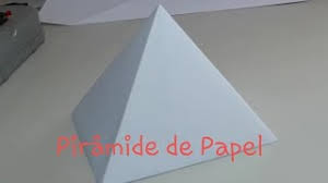 como fazer pirâmide de papel you