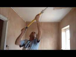 base coat a new plastered ceiling