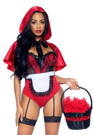 Naughty Sexy Miss Red Women's Costume