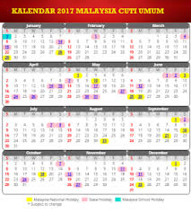 Berikut adalah cuti sekolah 2019 di kerjakosong.co. Tarikh Cuti Umum Dan Cuti Sekolah Kalender 2017