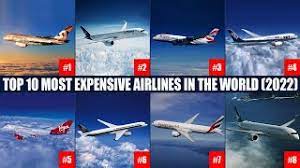 top 10 most expensive airlines in the