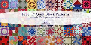 90 free 12 inch quilt block patterns