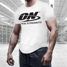 true strength white t shirt optimum