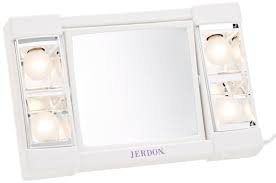 jerdon two sided makeup mirror with