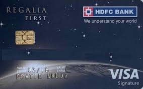 hdfc regalia first credit card finv
