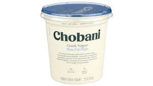 chobani non fat greek yogurt plain 32 oz