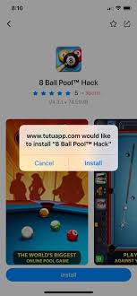 Get free packages of coins (stash, heap, vault), spin pack and power packs with 8 ball pool online generator. 8 Ball Pool Hack On Ios Iphone Ipad With Tutuapp