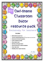 Owl Themed Classroom Decor Pack