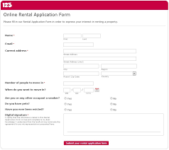 Tuesday Template The Tenant Application Form