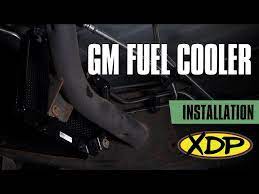 how to install the gm fuel cooler xdp
