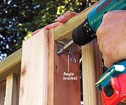 Synthetic (pvc) post sleeves are slipped over 4x4 wooden posts. How To Secure A Railing Post