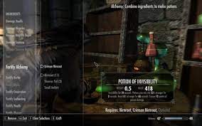 fortify alchemy potions at skyrim nexus