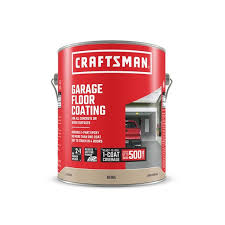 beige satin garage floor coating