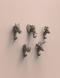 Animal Wall Hooks Printables 3d Model