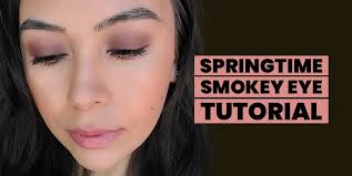 smokey eye tutorial for springtime from