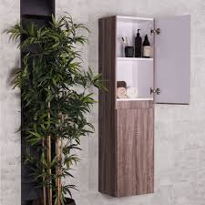 Oak 1500mm Wall Hung Tall Bathroom