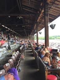 Inside Grandstand Picture Of Saratoga Race Course