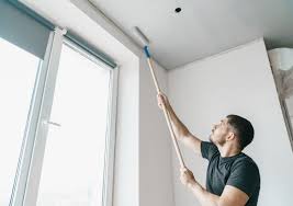 how to fix ling paint on ceilings