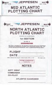 North Atlantic Plotting Chart Set Of 5 Charts Jeppesen Nap Map