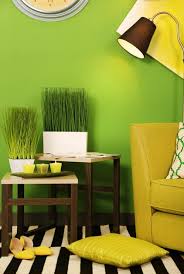 green color in modern interior design