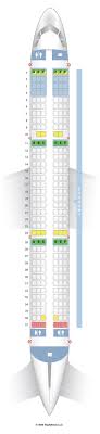 Seat Map Airbus A321 321 Volaris Find The Best Seats On A
