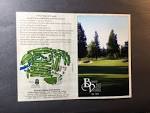 Bennett Valley Golf Course. Santa Rosa, Ca. Golf Scorecard | eBay