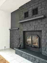 How To Easily Paint A Stone Fireplace