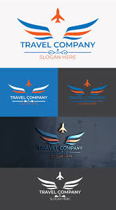 luxury travel logo design free template