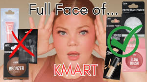 full face of new kmart makeup o
