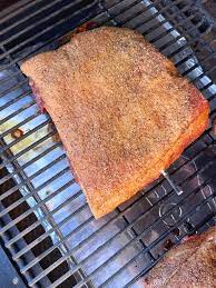 pork belly smoked like a brisket on the