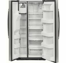Maybe you would like to learn more about one of these? Gss23gskss 33 Ge 23 2 Cu Ft Side By Side Refrigerator With Ice Maker And Adjustable Gallon