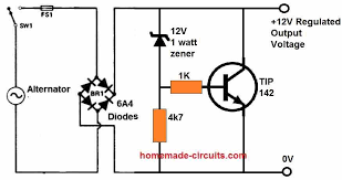 motorcycle vole regulator circuits