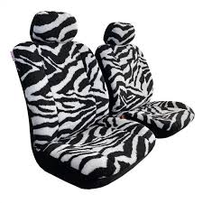 Ċina Zebra Faux Sheepskin Sedil