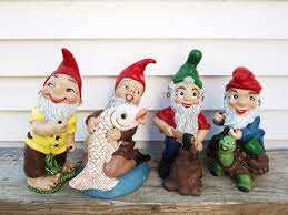 Gnome Figurines Vintage Heissner West