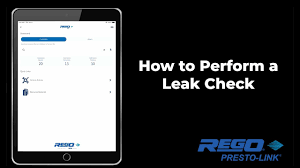 leak check using presto link