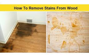 how to remove stains from wood