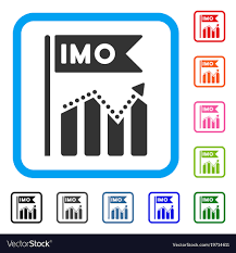 Imo Chart Trend Framed Icon Vector Image On Vectorstock