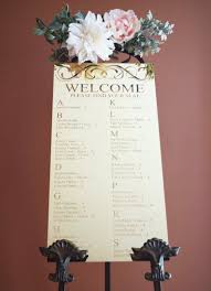 12x24 Welcome Wedding Seating Chart Acrylic Sign Etsy