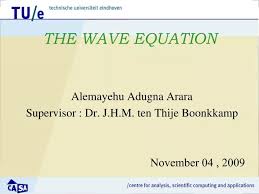 Ppt The Wave Equation Powerpoint