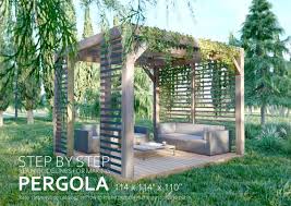 Modern Pergola Plans 12 X 12 Step By