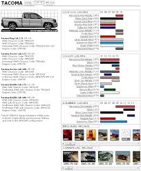 Toyota Tacoma Touchup Paint Codes Image Galleries Brochure