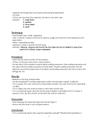 Biology Lab Report Format Example Financial Statement Form